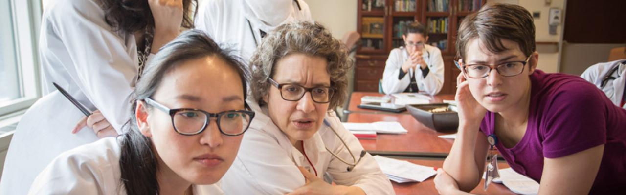 Dr. Eugenia Siegler with students